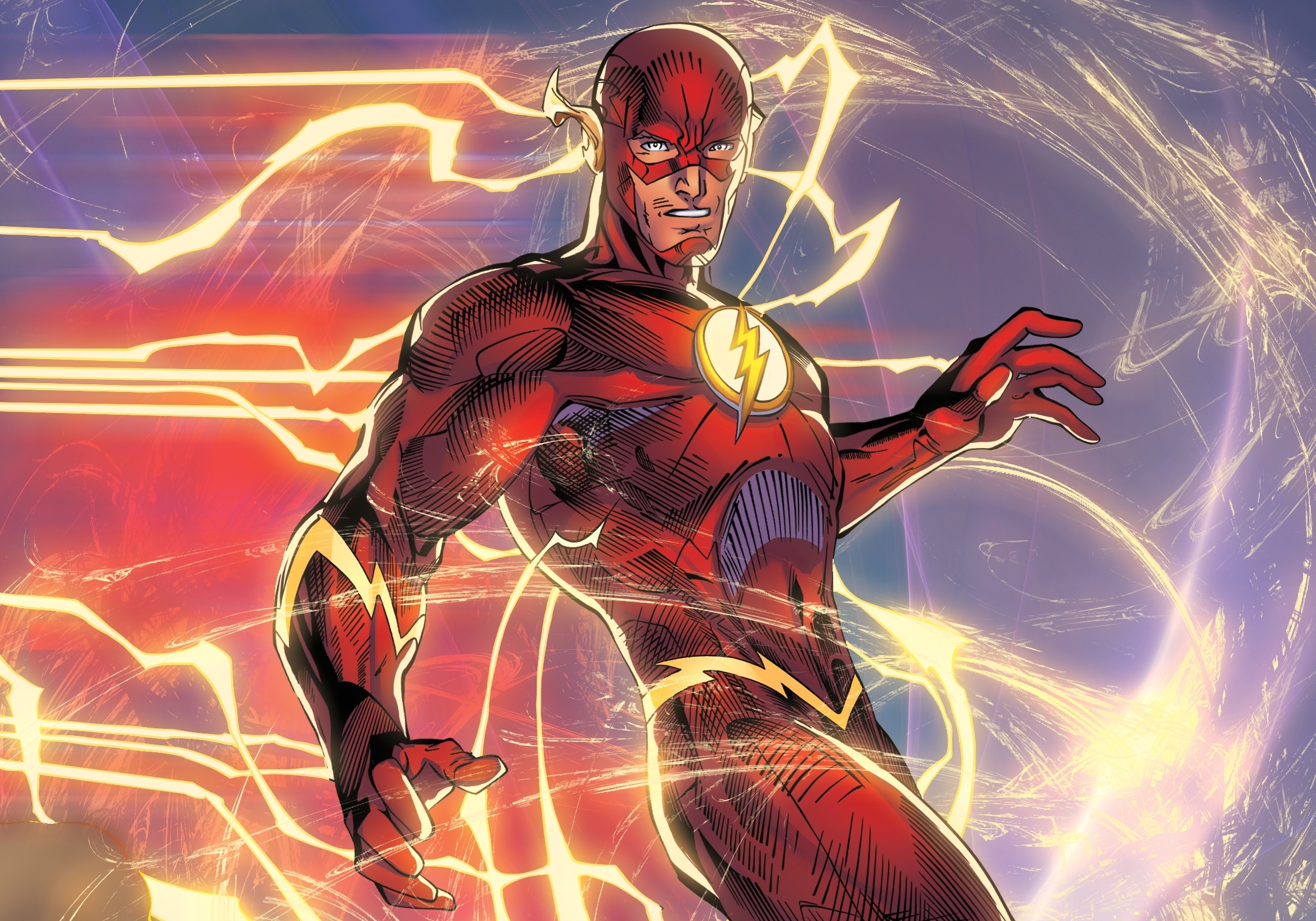 Flash Hd Wallpaper Barry Allen In Action From Dc Comics