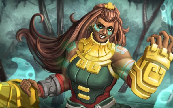 Video Game League Of Legends Illaoi HD Wallpaper | Background Image