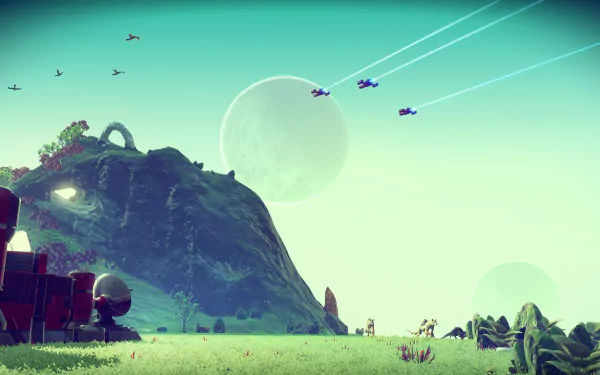 video game No Man's Sky HD Desktop Wallpaper | Background Image