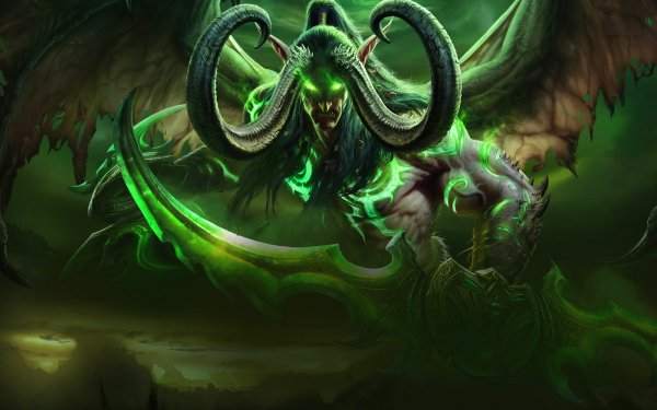 Jeux Vidéo World Of Warcraft Warcraft Illidan Stormrage Démon Horns Epée Fond d'écran HD | Image
