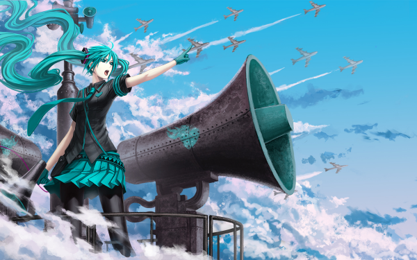 Anime Vocaloid Hatsune Miku Love is War HD Wallpaper | Background Image