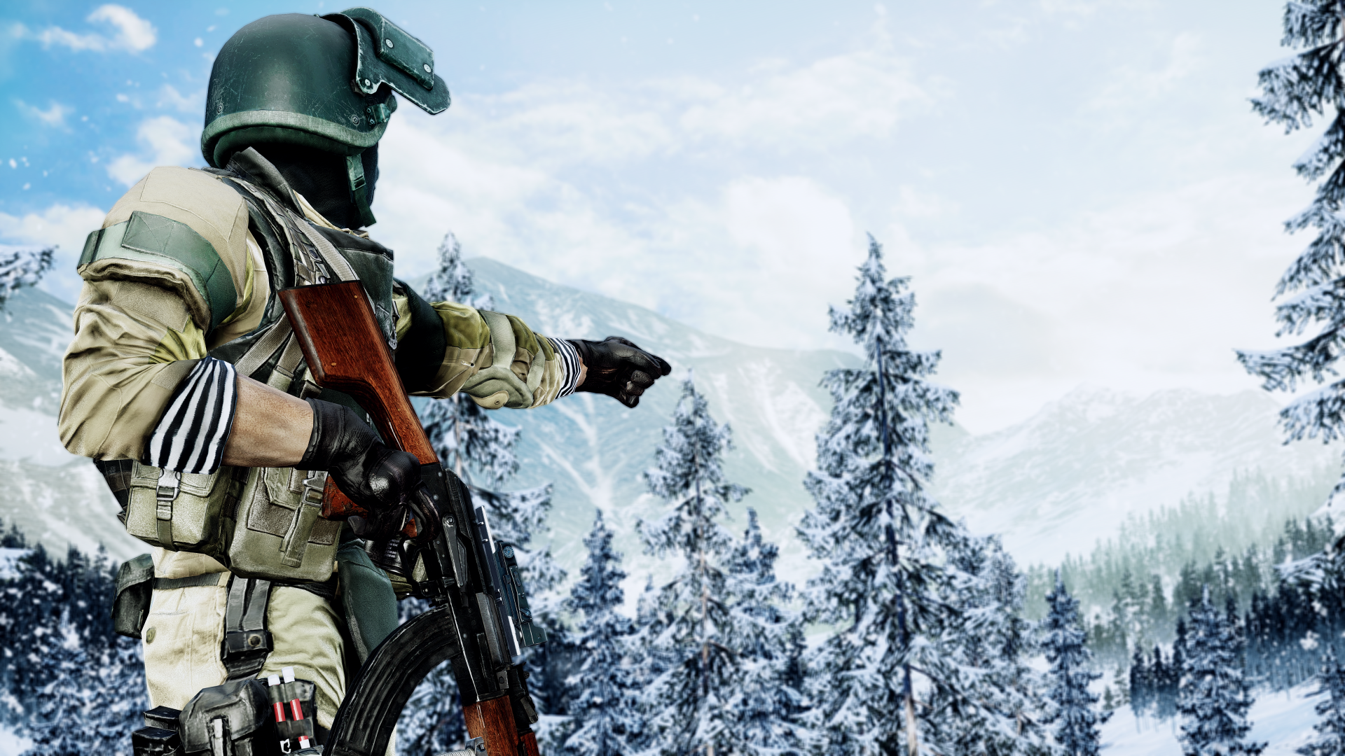 Download Weapon Soldier Video Game Battlefield 4 4k Ultra HD Wallpaper ...