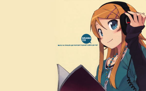Anime Oreimo Kirino Kousaka Headphones HD Wallpaper | Background Image