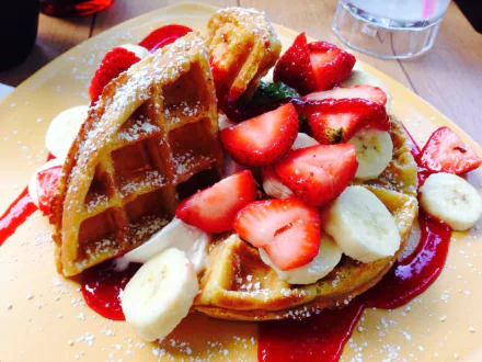 food waffle HD Desktop Wallpaper | Background Image