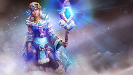 Crystal Maiden (DotA 2) video game DotA 2 HD Desktop Wallpaper | Background Image
