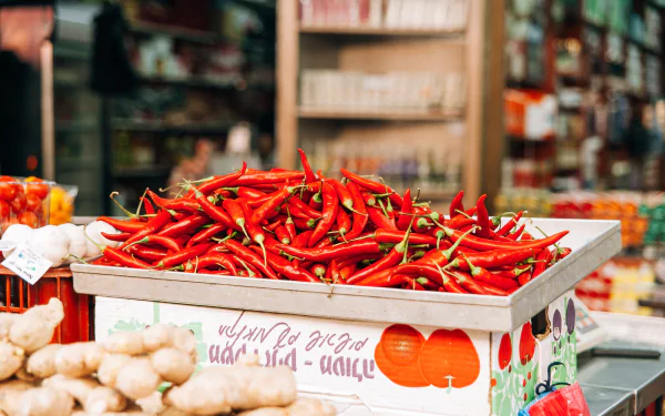 market food pepper HD Desktop Wallpaper | Background Image