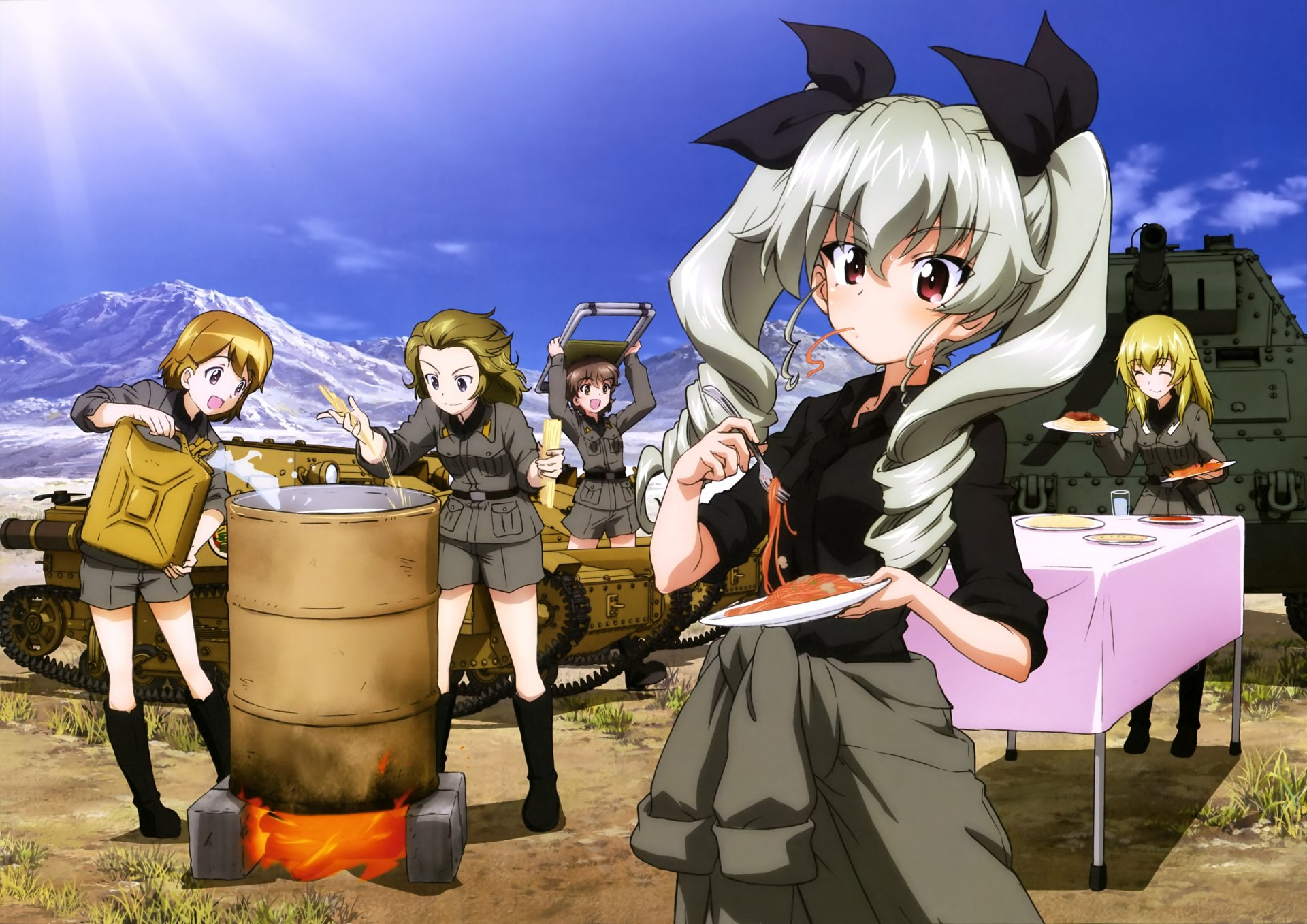 Download Anime Girls Und Panzer 4k Ultra HD Wallpaper