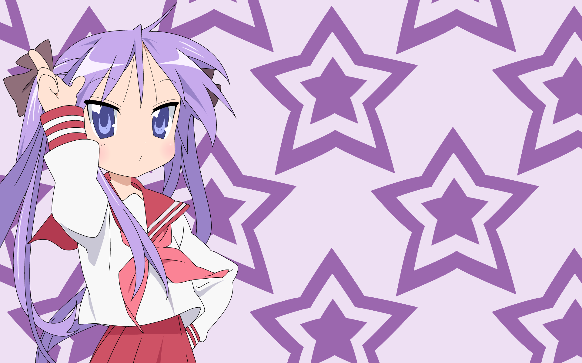 Download Kagami Hiiragi Anime Lucky Star HD Wallpaper