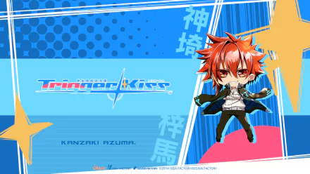 Anime Nekketsu Inou Bukatsu-tan Trigger Kiss HD Desktop Wallpaper | Background Image