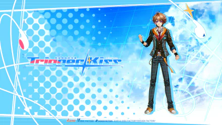 Anime Nekketsu Inou Bukatsu-tan Trigger Kiss HD Desktop Wallpaper | Background Image