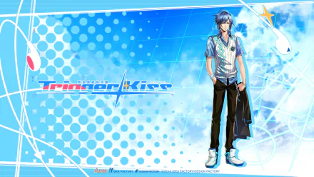 Anime Nekketsu Inou Bukatsu-tan Trigger Kiss HD Desktop Wallpaper | Background Image