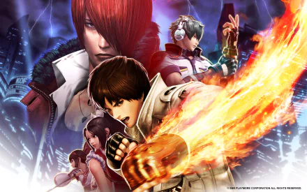 Nakoruru (Samurai Shodown) Shun'ei (The King of Fighters) King Of Fighters XIV King Of Fighters Mai Shiranui Iori Yagami Kyo Kusanagi video game The King Of Fighters XIV HD Desktop Wallpaper | Background Image