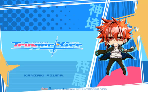 Anime Nekketsu Inou Bukatsu-tan Trigger Kiss HD Desktop Wallpaper | Background Image