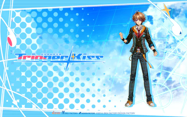 Anime Nekketsu Inou Bukatsu-tan Trigger Kiss HD Desktop Wallpaper | Background Image