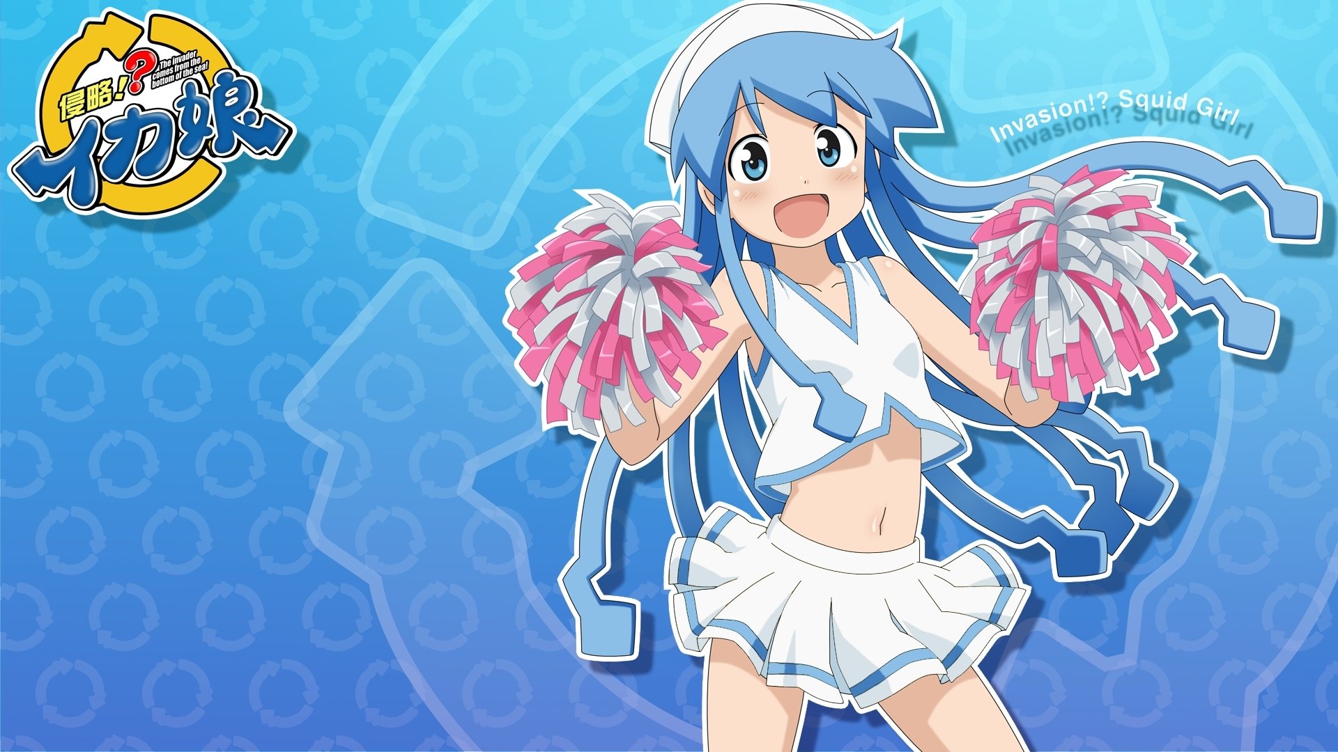 Download Ika Musume Anime Squid Girl HD Wallpaper
