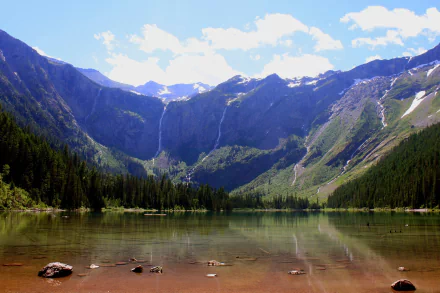  Avalanche Lake Glacier National Park Montana USA by skeeze