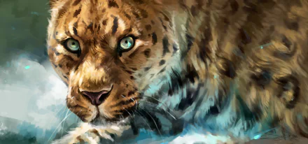  Leopard Painting by SalamanDra-S