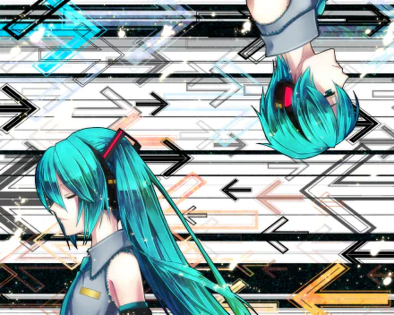 Hatsune Mikuo Hatsune Miku Anime Vocaloid HD Desktop Wallpaper | Background Image