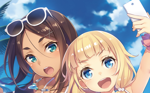 Anime New Game! Nene Sakura Umiko Ahagon HD Wallpaper | Background Image