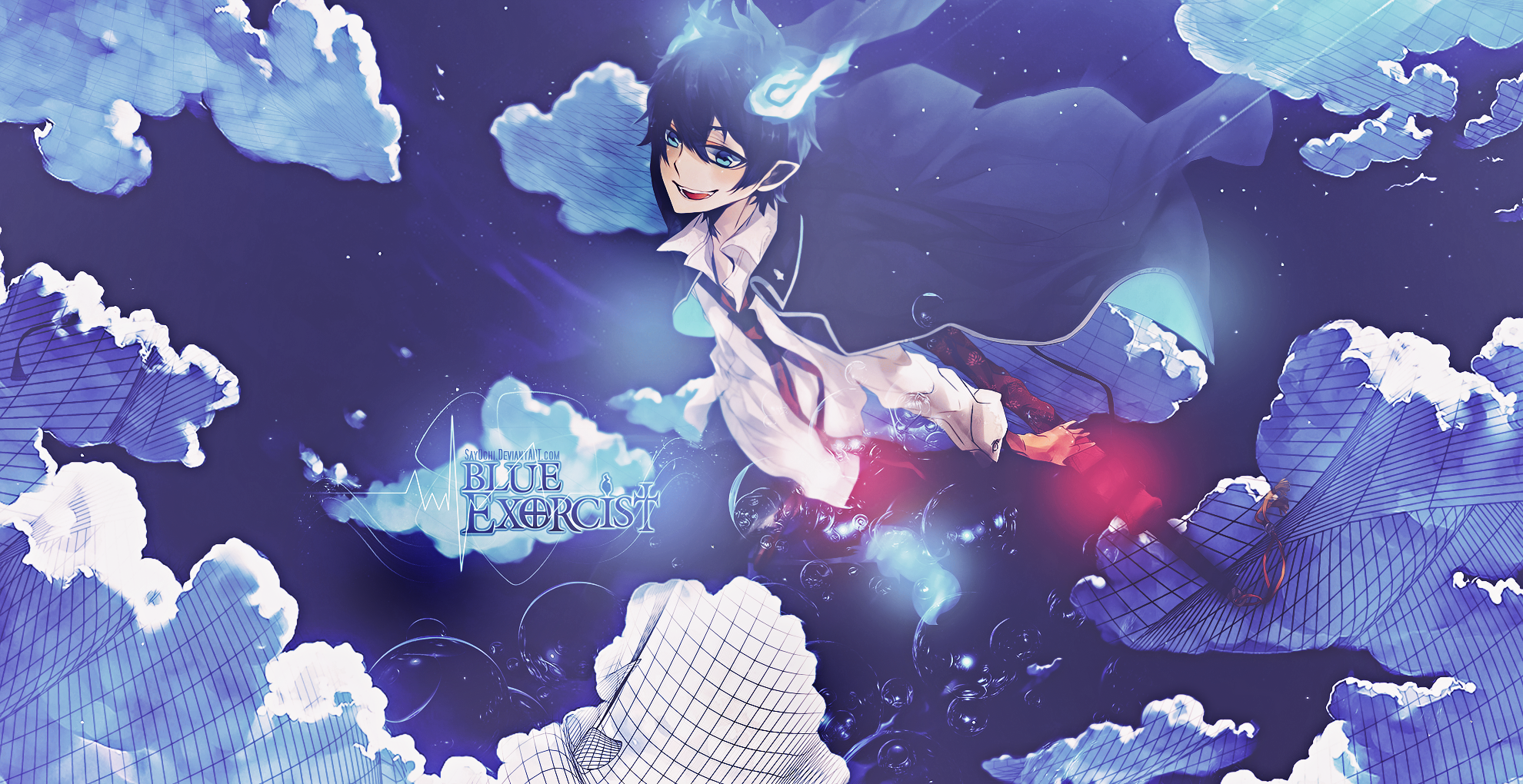 Download Anime Blue Exorcist Wallpaper by Say0chi