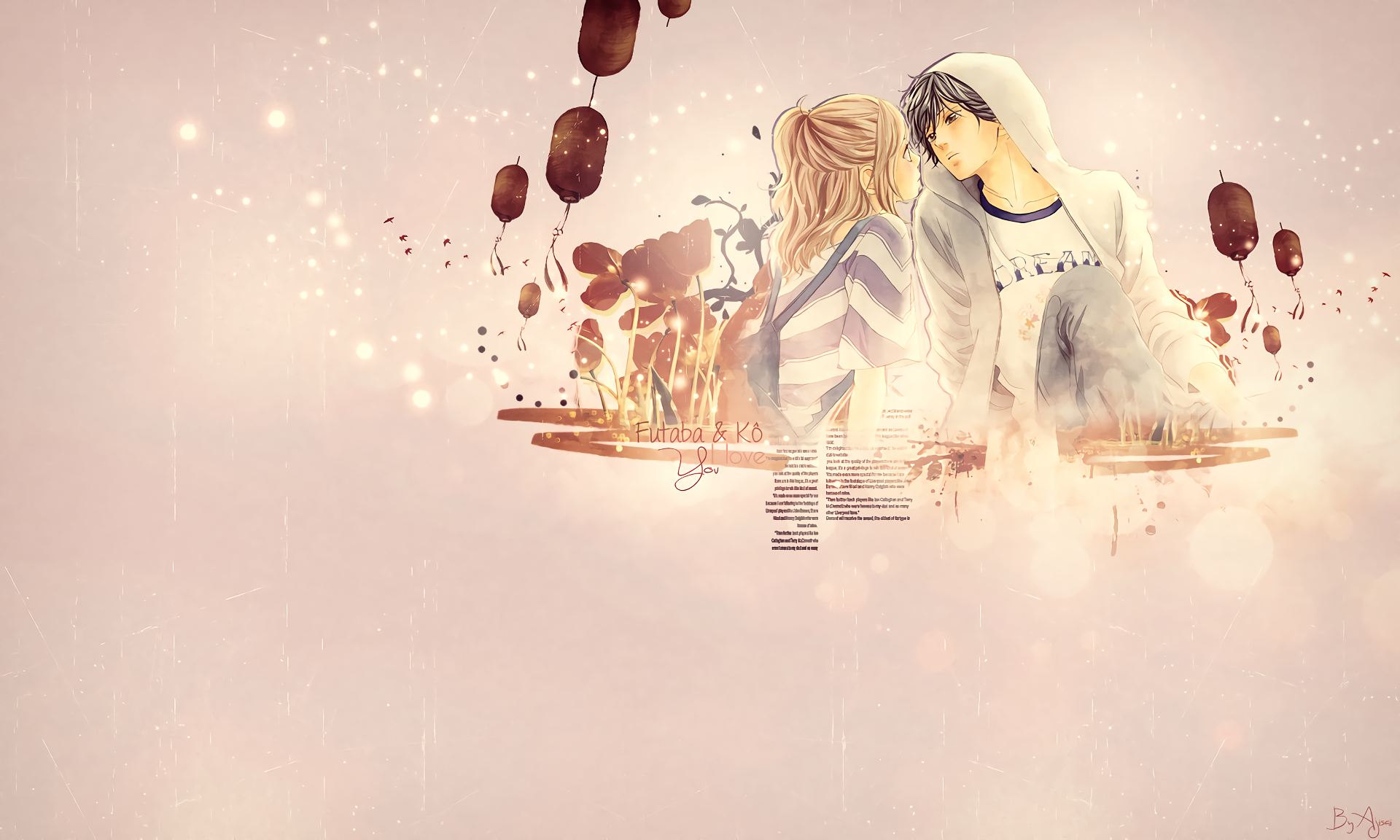 Anime Ao Haru Ride HD Wallpaper by Kohaku-Art