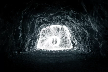 cave photography fireworks HD Desktop Wallpaper | Background Image