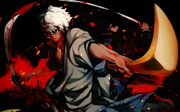 Anime Gintama Gintoki Sakata HD Wallpaper | Background Image