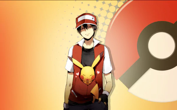Red (Pokémon) Pokemon Pikachu video game Pokemon: Red and Blue HD Desktop Wallpaper | Background Image
