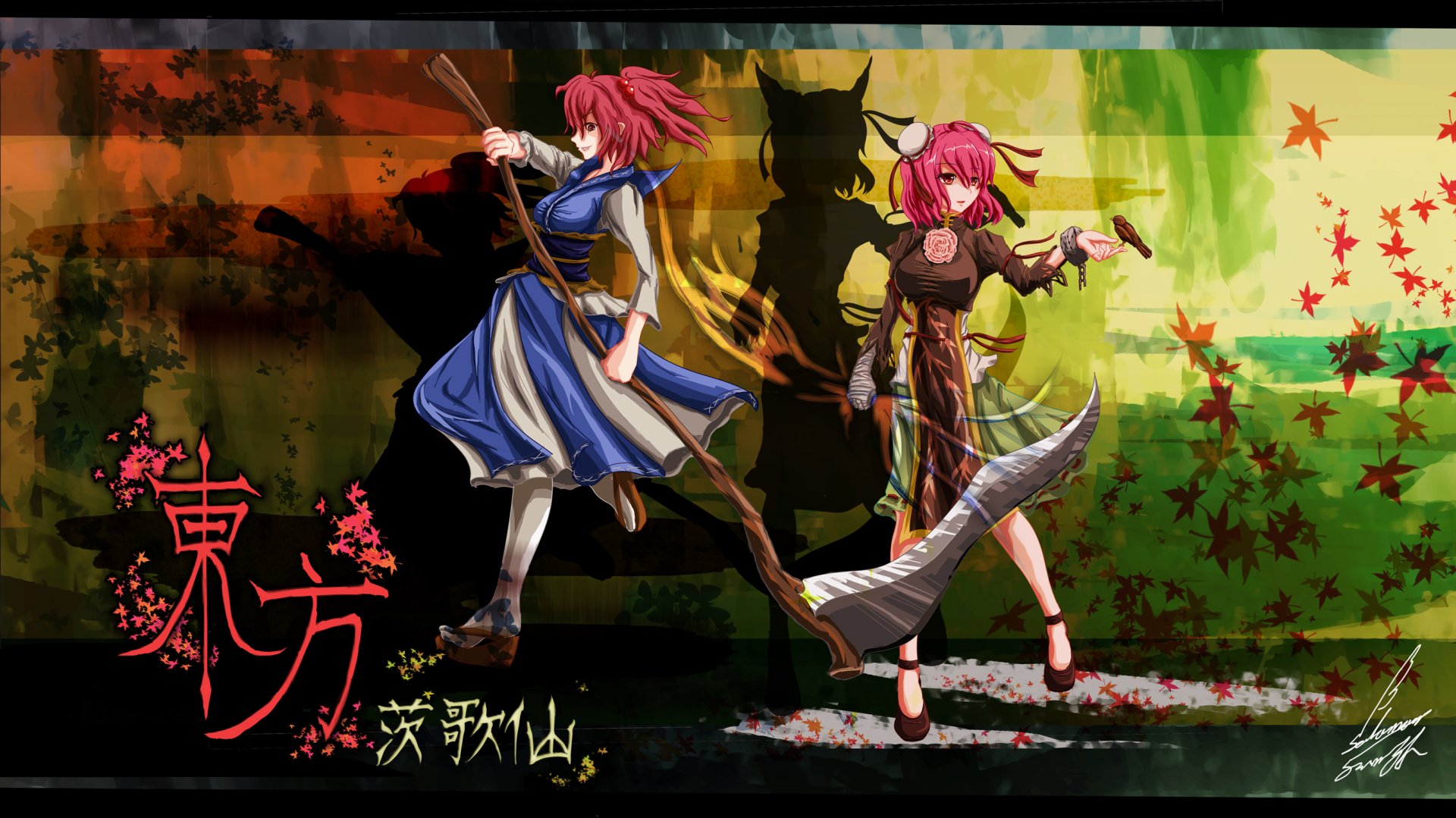 Download Anime Touhou HD Wallpaper