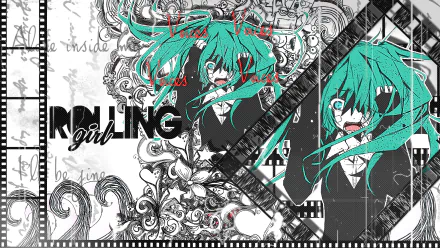 Hatsune Miku Anime Vocaloid HD Desktop Wallpaper | Background Image