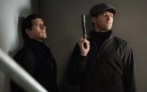 Illya Kuryakin Armie Hammer Napoleon Solo Henry Cavill movie The Man from U.N.C.L.E. HD Desktop Wallpaper | Background Image