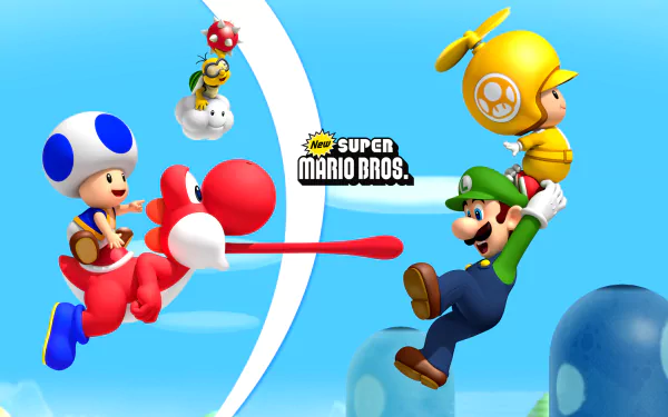 video game New Super Mario Bros. Wii HD Desktop Wallpaper | Background Image