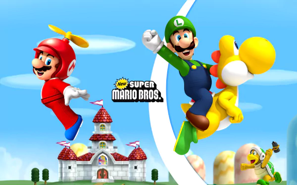 video game New Super Mario Bros. Wii HD Desktop Wallpaper | Background Image