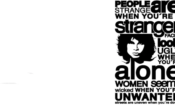  Words to "People are Strange" by The Doors