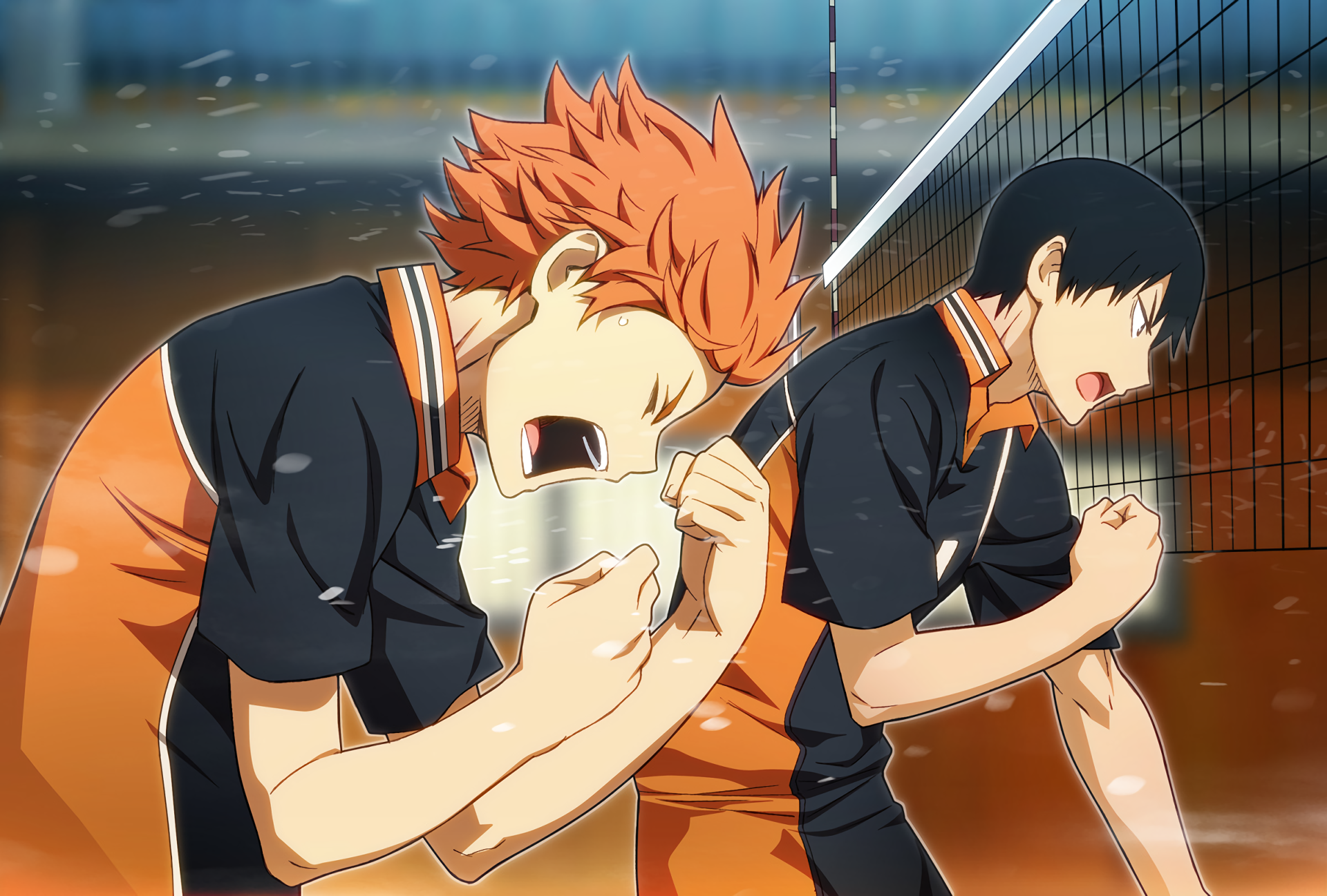 Download Aesthetic Desktop featuring the manga/anime 'Haikyuu!' Wallpaper