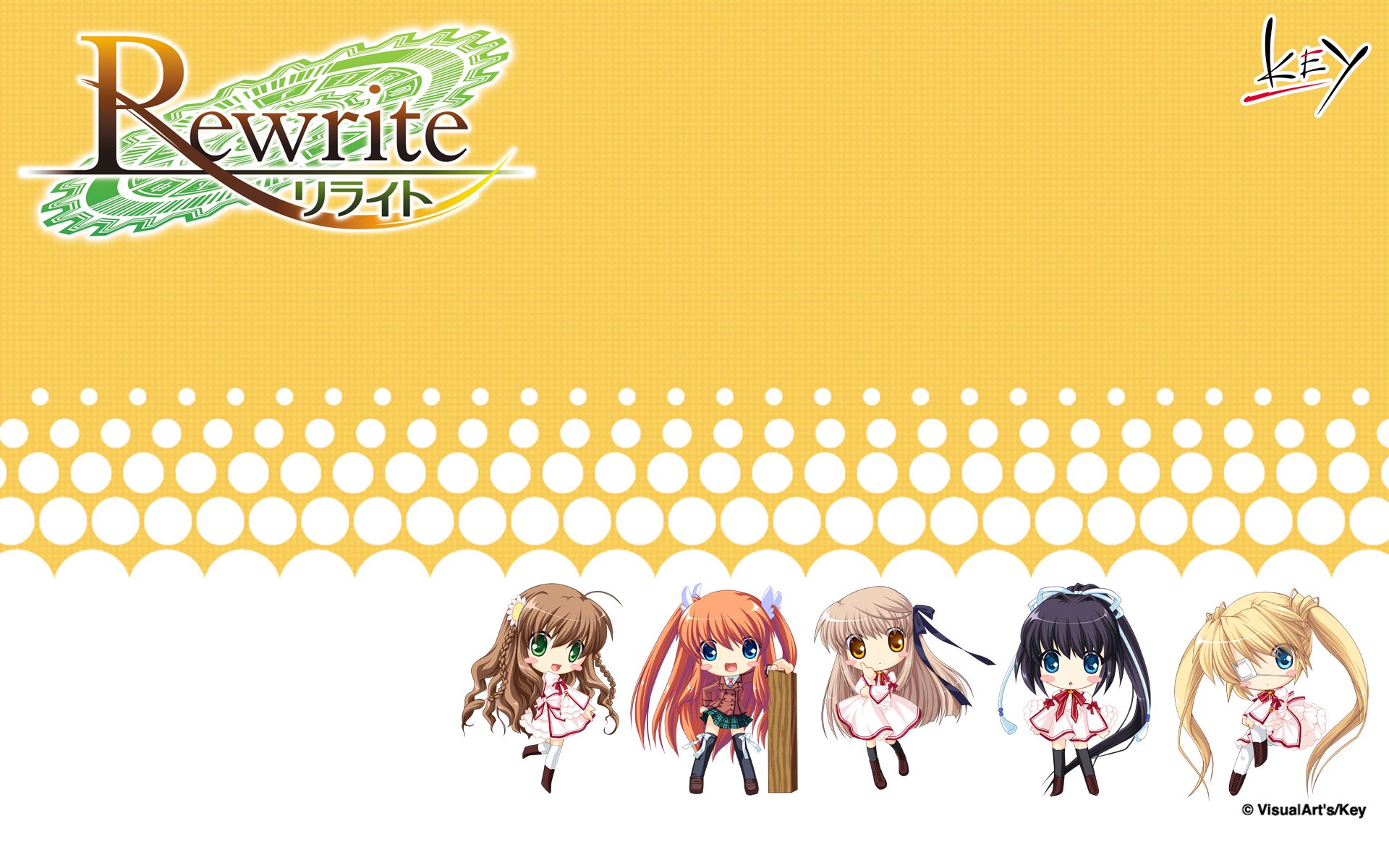 Download Anime Rewrite HD Wallpaper
