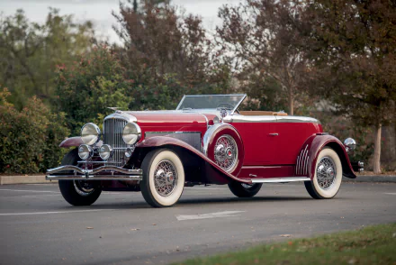  1929 Duesenberg Model J Disappearing Top Torpedo Convertible Coupe