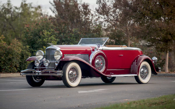  1929 Duesenberg Model J Disappearing Top Torpedo Convertible Coupe
