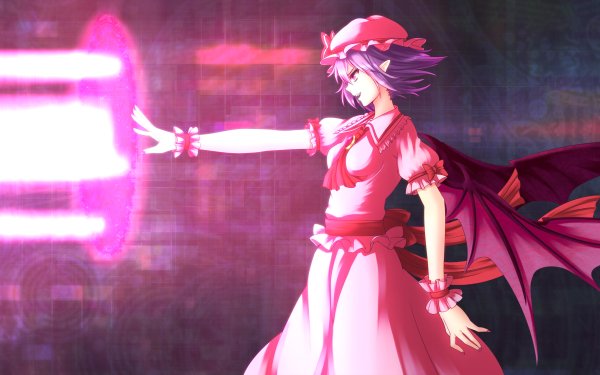 Anime Touhou Remilia Scarlet HD Wallpaper | Background Image