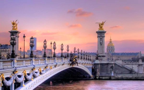  Pont Alexandre III Bridge in Paris
