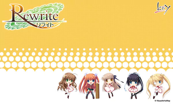 Anime Rewrite HD Desktop Wallpaper | Background Image