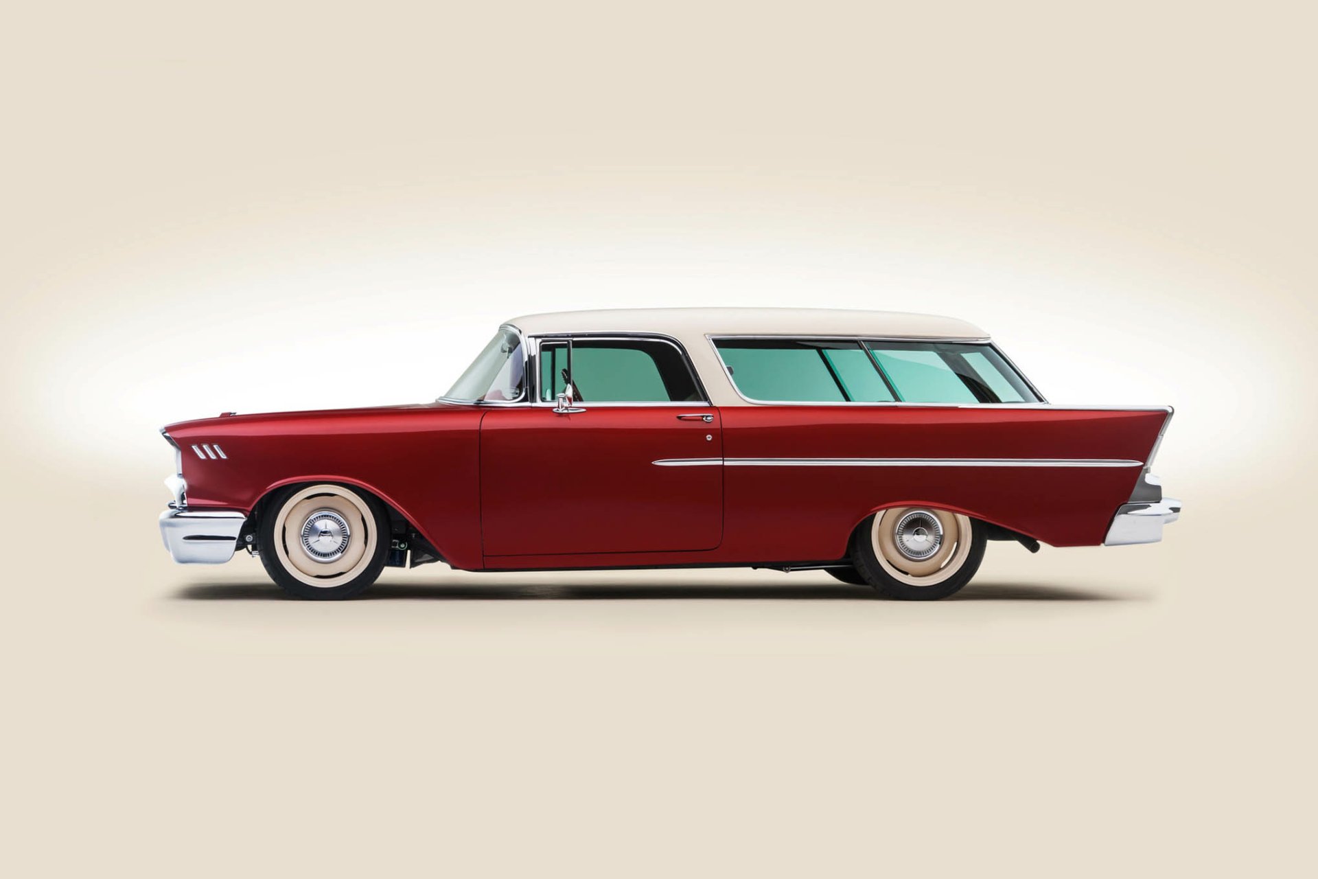 Download 1957 Chevrolet Nomad Vehicle Chevrolet Nomad HD Wallpaper