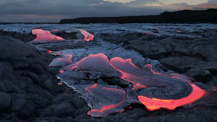 lava nature volcano HD Desktop Wallpaper | Background Image