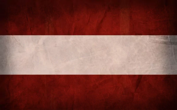 HD PC desktop wallpaper featuring the textured flag of Austria with horizontal red-white-red stripes in a vintage style.