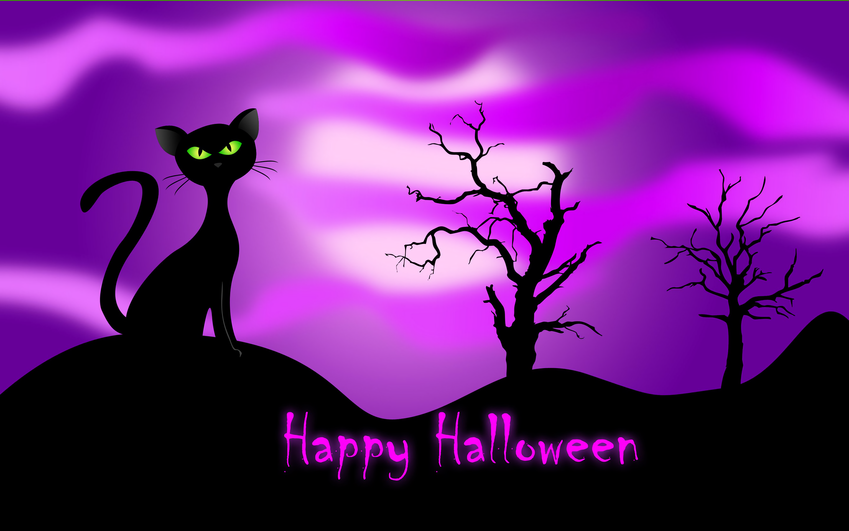 Halloween Cat Wallpaper  Download to your mobile from PHONEKY