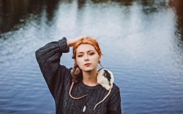 redhead woman model HD Desktop Wallpaper | Background Image