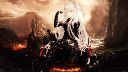 Aircraft Carrier Demon (Kancolle) Anime Kantai Collection HD Desktop Wallpaper | Background Image