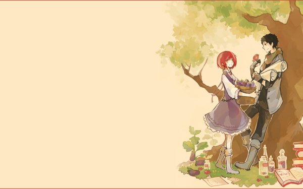 Anime Snow White with the Red Hair HD Wallpaper | Background Image