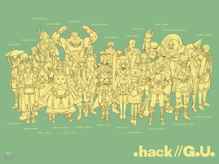 Anime .hack//G.U. HD Desktop Wallpaper | Background Image