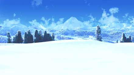 Anime winter winter anime HD Desktop Wallpaper | Background Image